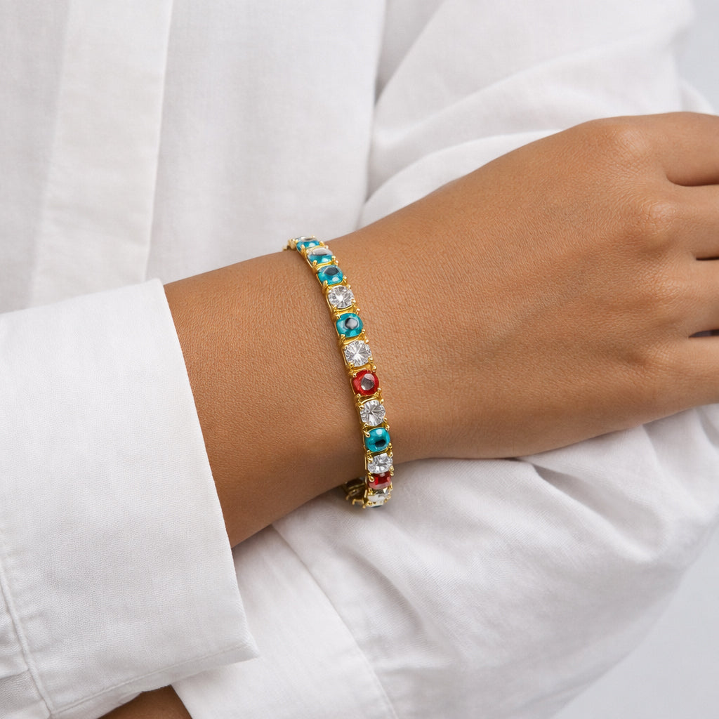 Evil Eye Tennis Bracelet