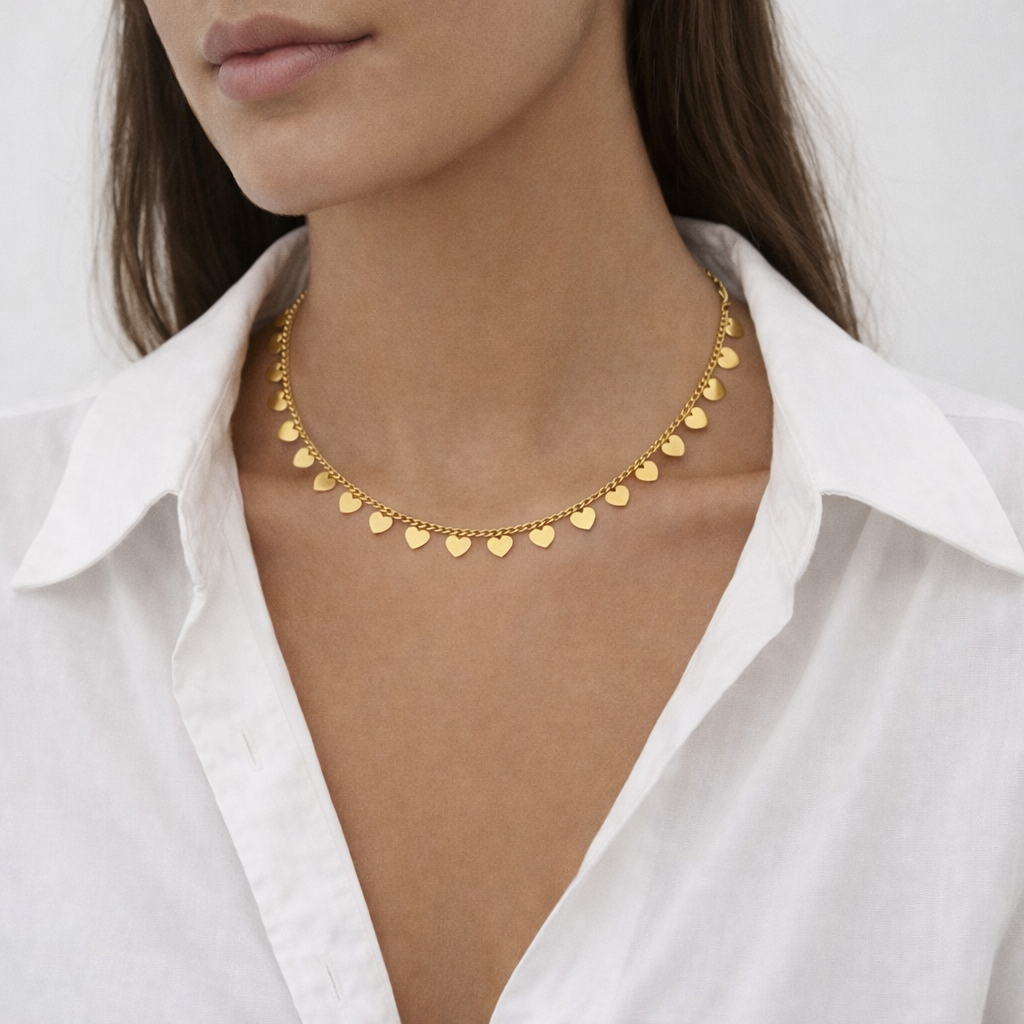 Fiona Hearts Necklace