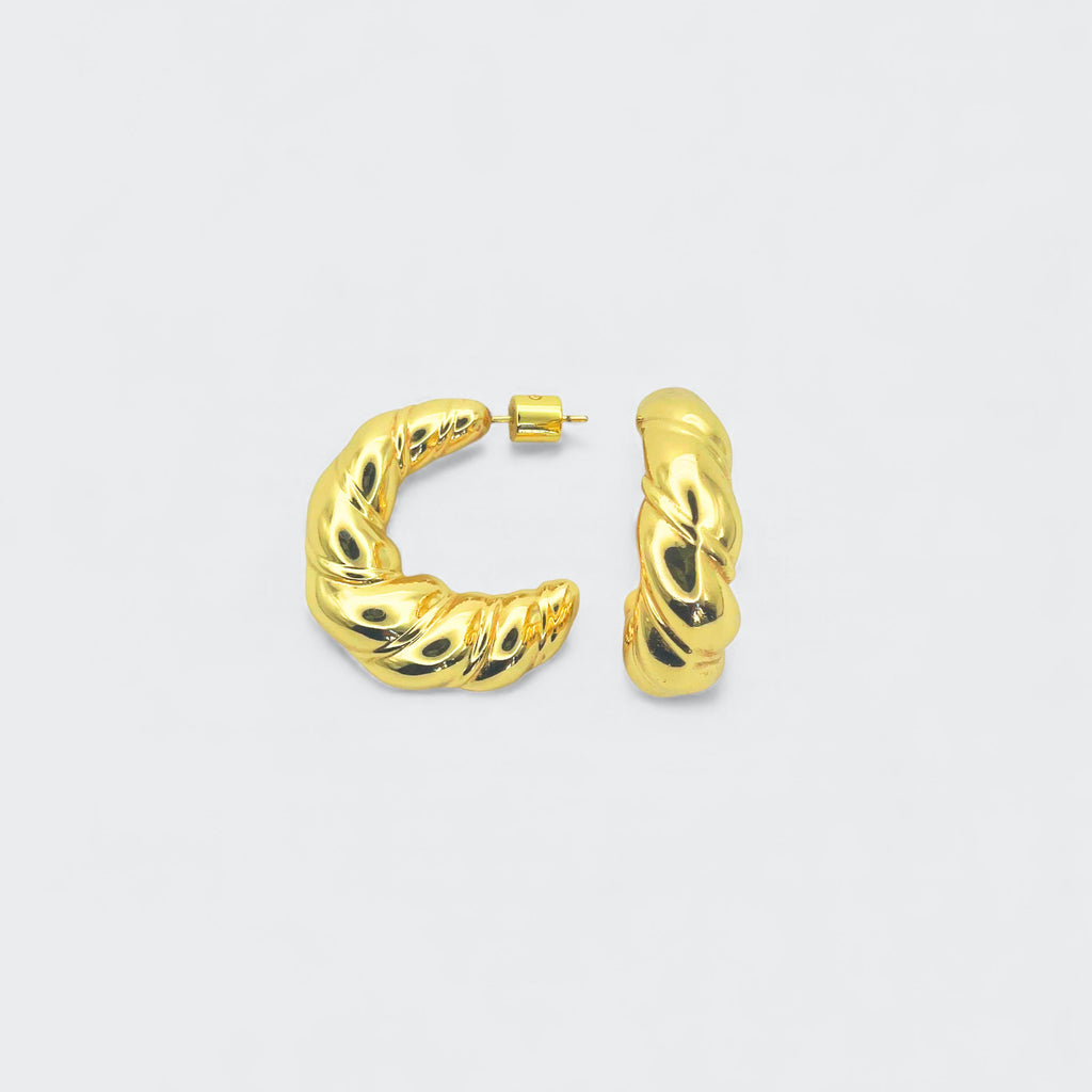 Croissant Hoops Gold