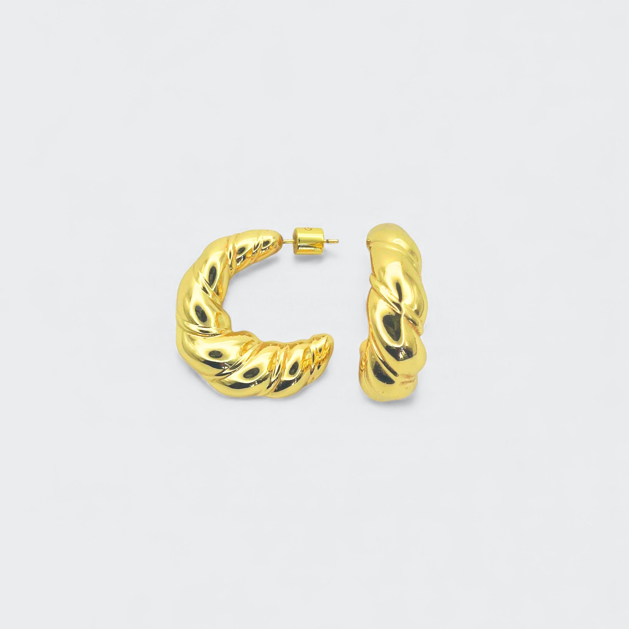 Croissant Hoops Gold