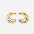 Croissant Hoops Gold